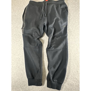 Nike Tech Fleece Joggers Black Mens 2XL XXL Slim Fit Zip Pocket
